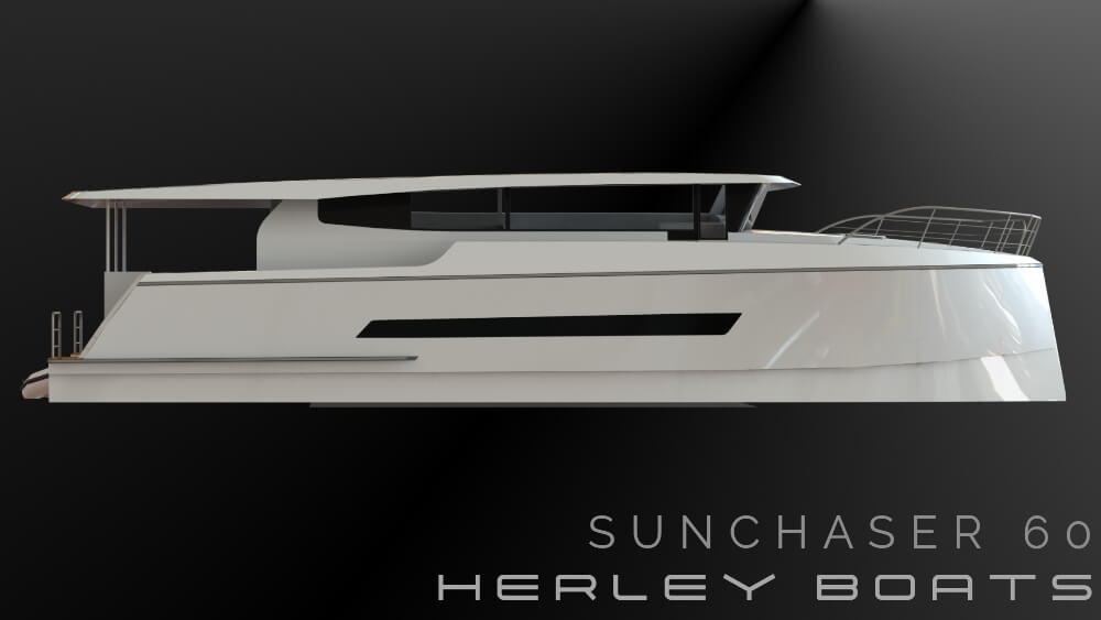 displacement hull catamaran